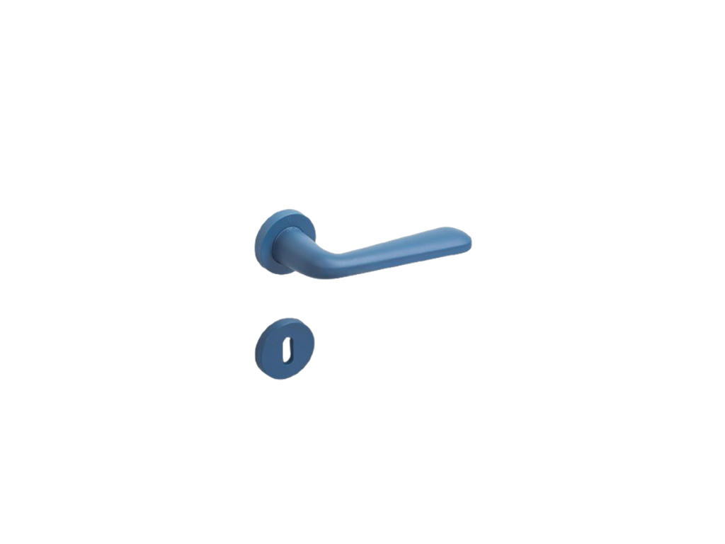 Maniglia Snapp Plastica Ricliclata Rosetta Tonda d.45x5h Bocchetta Foro Chiave varie finiture  Verum - immagine 5
